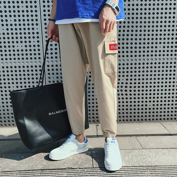 Alkalmi férfi nadrág három színben felirattal