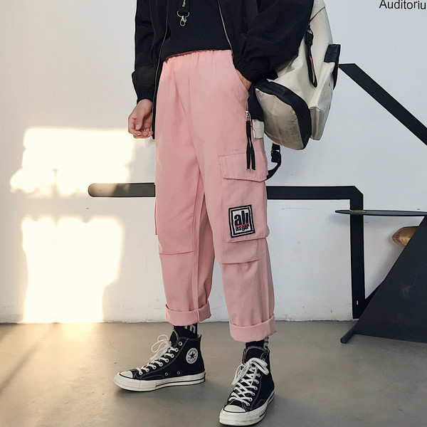 Divatos férfi nadrág három színben széles modellben