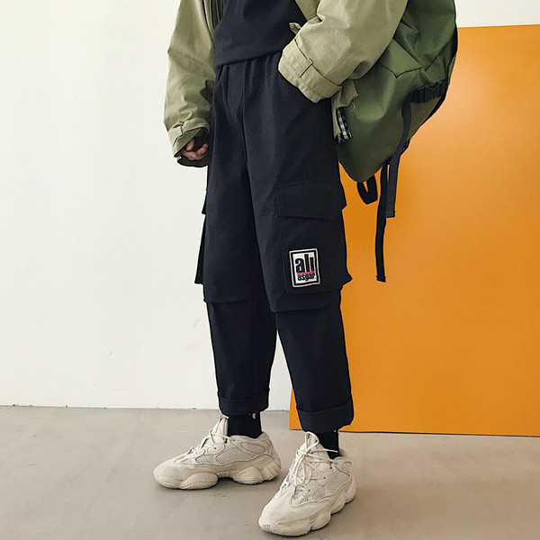 Divatos férfi nadrág három színben széles modellben