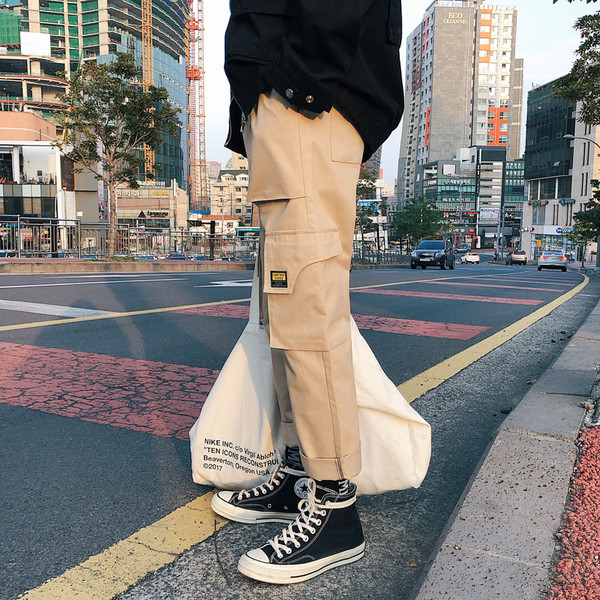 Casual αντρικά παντελόνια σε τρία χρώματα με τσέπες