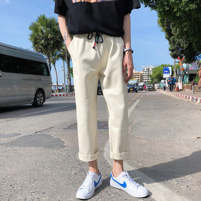 Egyszerű férfi nadrág több színben széles modell