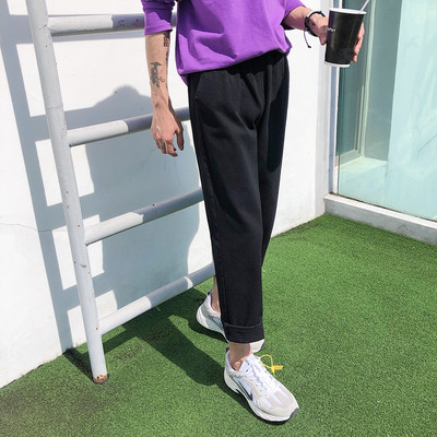 Egyszerű férfi nadrág több színben széles modell