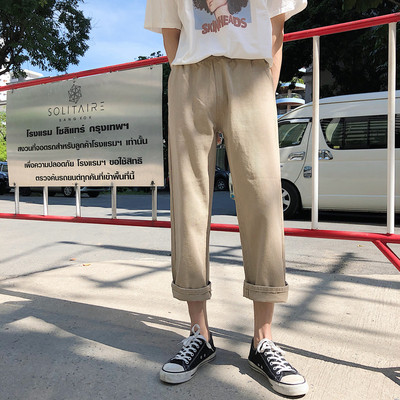 Egyszerű férfi nadrág több színben széles modell