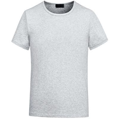 Tricou casual barbatesc cu maneci scurte si guler in forma de O in diferite culori