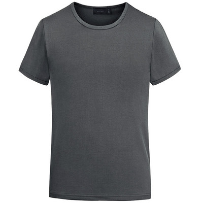 Tricou casual barbatesc cu maneci scurte si guler in forma de O in diferite culori