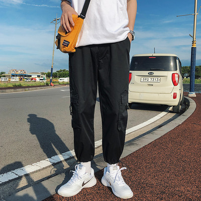 Alkalmi férfi nadrág nyakkendővel, két színben