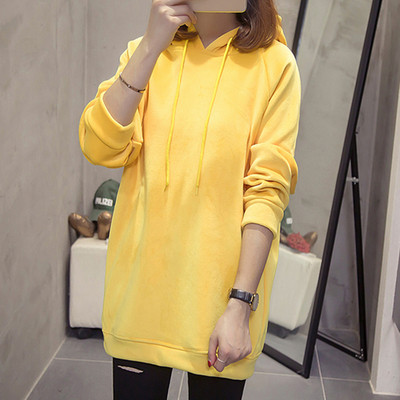 Γυναικείο φούτερ  Μακρύ βελούδο μοτίβο σε διάφορα χρώματα