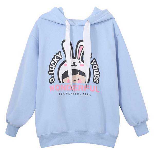 Hanorac de dama cu imprimeu si elemente 3D pe gluga in mai multe culori