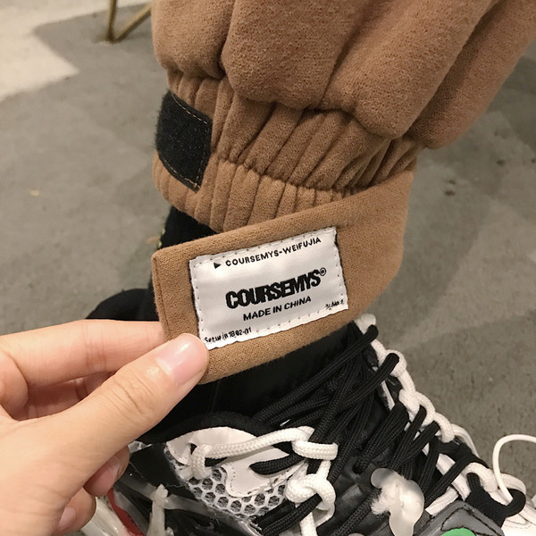 Ανδρικά αθλητικά casual παντελόνια σε καφέ χρώμα