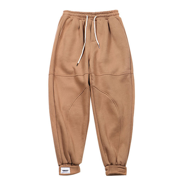Ανδρικά αθλητικά casual παντελόνια σε καφέ χρώμα