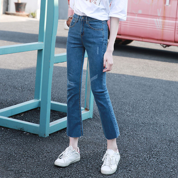 Alkalmi női farmer két színben sima modell