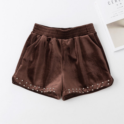 Μοντέρνα γυναικεία βελούδινα σορτς σε διάφορα σχέδια και χρώματα