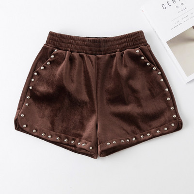 Μοντέρνα γυναικεία βελούδινα σορτς σε διάφορα σχέδια και χρώματα