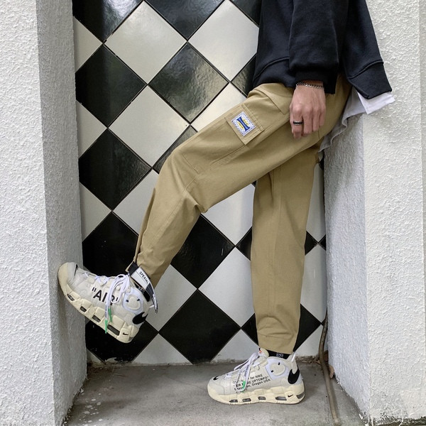 Alkalmi férfi nadrág két színben matricával