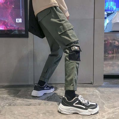 Jelenlegi férfi nadrág három színben, zsebekkel