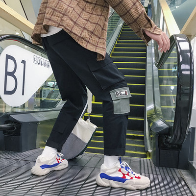 Jelenlegi férfi nadrág három színben, zsebekkel