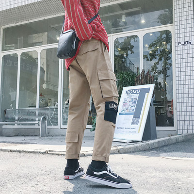 Jelenlegi férfi nadrág három színben, zsebekkel