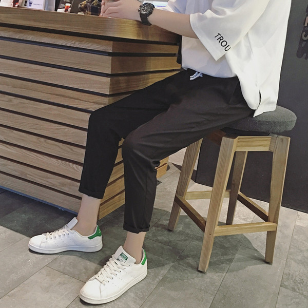 Stílusos férfi nadrág zsebekkel, két színben