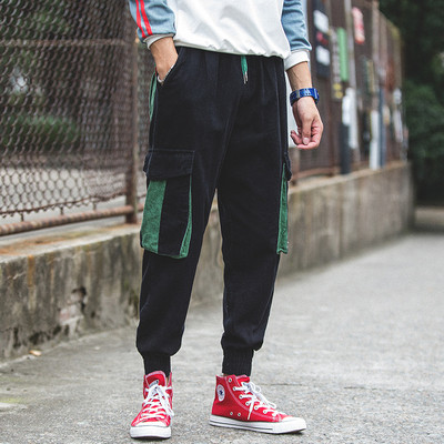 Férfi alkalmi nadrág két színben nyakkendővel