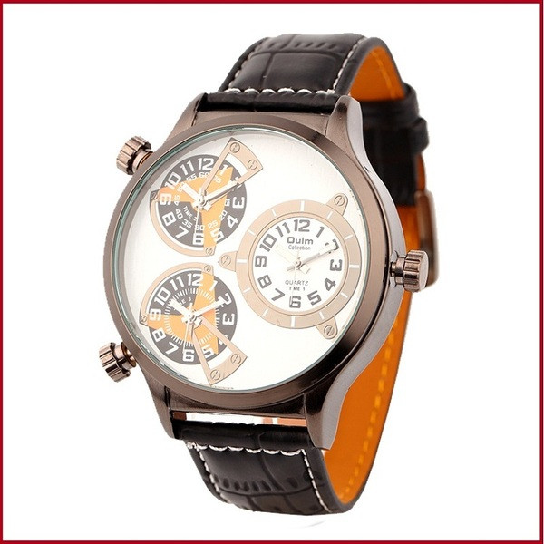 Ανδρικό ρολόι σε πέντε χρώμα με οικολογικό δερμάτινο λουράκι