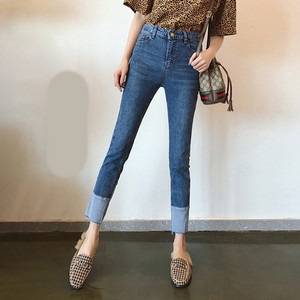 Új női farmer két színben, magas derékkal