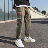 Divatos férfi nadrág négy színben felirattal