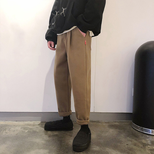 Ανδρικά casual παντελόνια σε δύο χρώματα με τσέπες