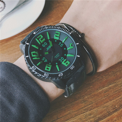 Ceas barbatesc in mai multe culori cu curea din silicon