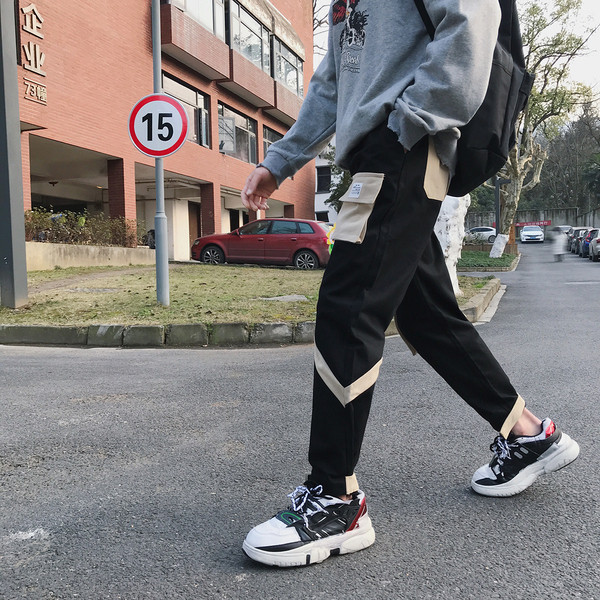 Casual ανδρικά παντελόνια σε δύο χρώματα με τσέπες