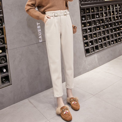 Stílusos női nadrág magas derékkal, három színben