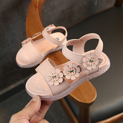 Modern gyerekszandál 3D dekorációval több színben