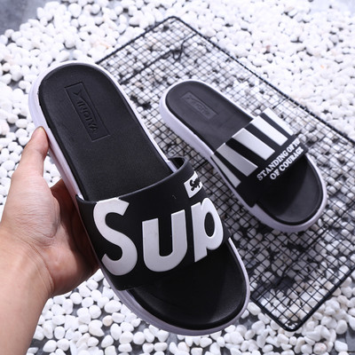 Aktuális férfi és női papucsok több színben felirattal