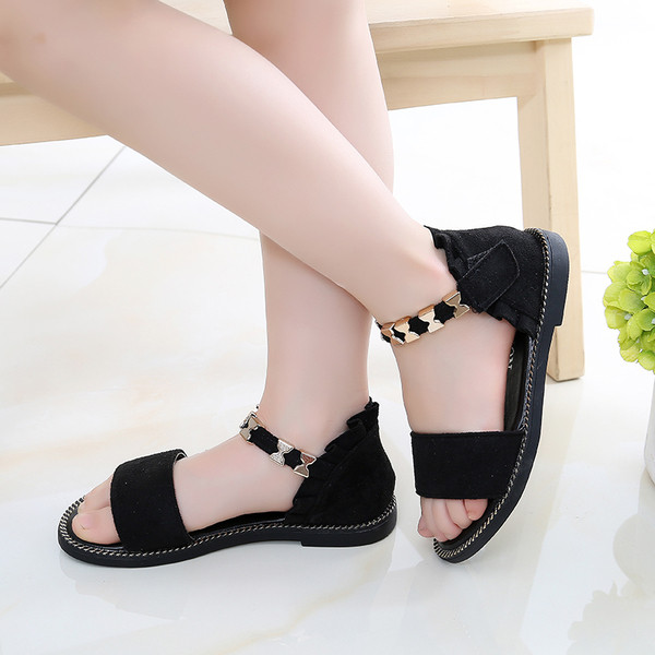 Καθημερινά παιδικά σανδάλια από οικολογικό σουέτ σε διάφορα χρώματα