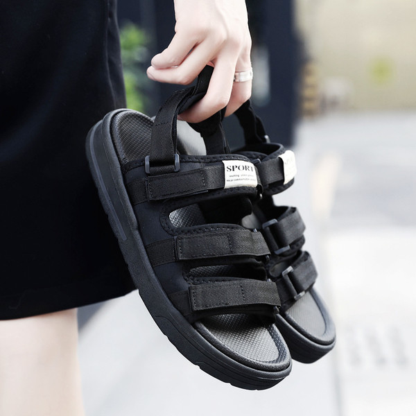 Καθημερινά ανδρικά σανδάλια με βελκρό σε δύο χρώματα