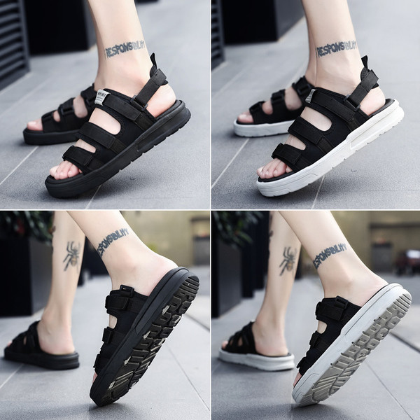 Καθημερινά ανδρικά σανδάλια με βελκρό σε δύο χρώματα