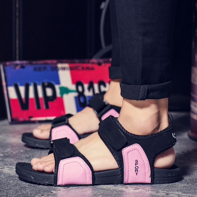 Sandale bărbătești elegante în trei culori cu petice