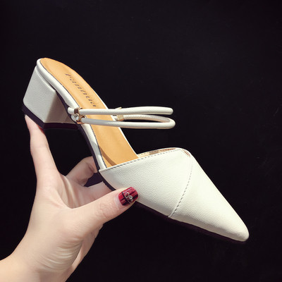 Modern női szandál eko bőrből fehér és fekete színben