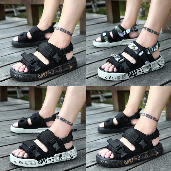 Μοντέρνα ανδρικά σανδάλια σε τρία χρώματα με παχιά σόλα