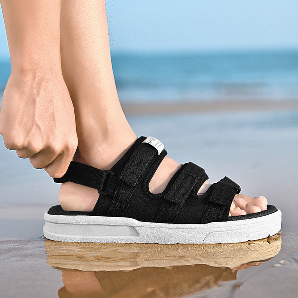 Casual ανδρικά σανδάλια σε τρία χρώματα με μπαλώματα