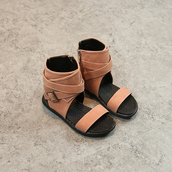 Aktuális gyerekszandál lányoknak öko bőrből három színben