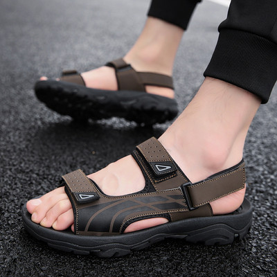 Κομψά ανδρικά σανδάλια  σε τρία χρώματα με βελκρό