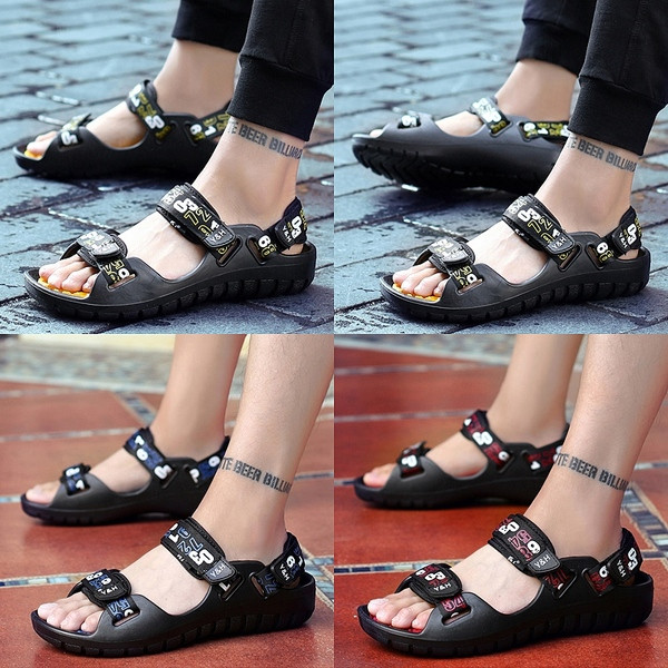 Μοντέρνα ανδρικά σανδάλια σε τρία χρώματα