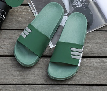 Alkalmi férfi papucs fehér szegéllyel, négy színben