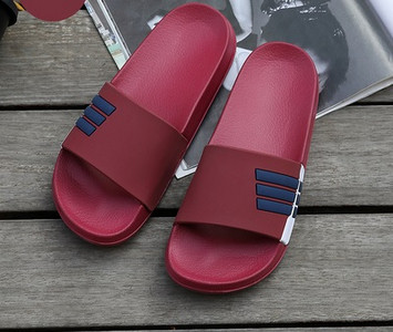 Alkalmi férfi papucs fehér szegéllyel, négy színben