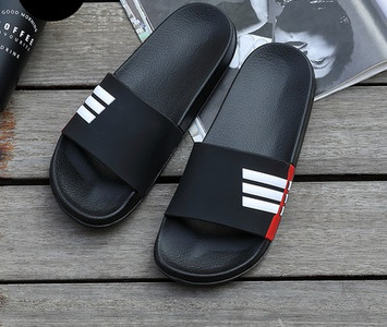 Alkalmi férfi papucs fehér szegéllyel, négy színben