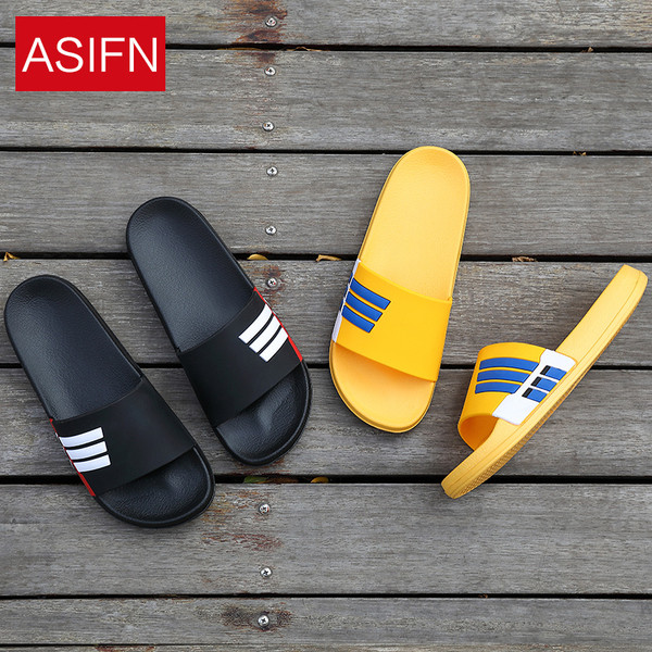 Alkalmi férfi papucs fehér szegéllyel, négy színben