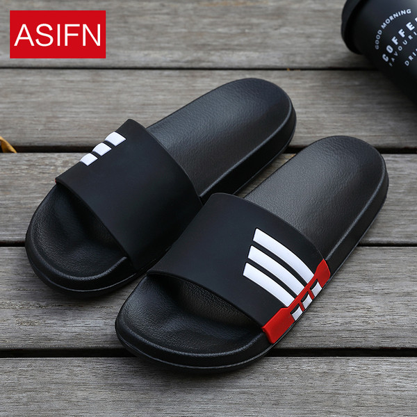 Alkalmi férfi papucs fehér szegéllyel, négy színben