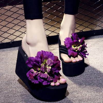 Női lábujj papucs magas talppal több színben