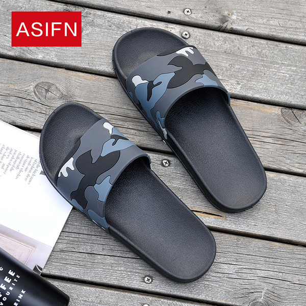 Modern férfi papucs több színben terepszínű nyomattal