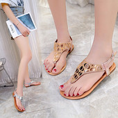 Alkalmi női szandál lapos talppal több színben